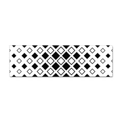 Square-diagonal-pattern-monochrome Sticker Bumper (10 Pack) by Semog4