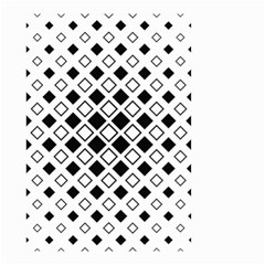 Square-diagonal-pattern-monochrome Small Garden Flag (two Sides) by Semog4