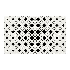 Square-diagonal-pattern-monochrome Banner And Sign 5  X 3  by Semog4