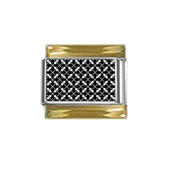 Abstract-background-arrow Gold Trim Italian Charm (9mm) by Semog4