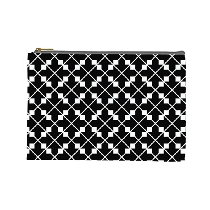 Abstract-background-arrow Cosmetic Bag (Large)