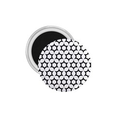 Pattern-star-repeating-black-white 1 75  Magnets by Semog4