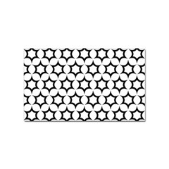 Pattern-star-repeating-black-white Sticker Rectangular (10 Pack) by Semog4