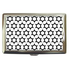 Pattern-star-repeating-black-white Cigarette Money Case by Semog4