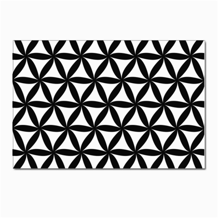 Pattern-floral-repeating Postcard 4 x 6  (Pkg of 10)