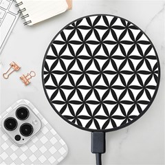 Pattern-floral-repeating Wireless Fast Charger(black)