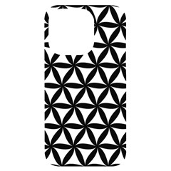 Pattern-floral-repeating Iphone 14 Pro Black Uv Print Case