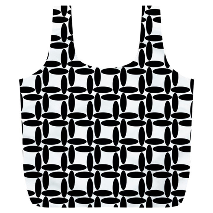 Ellipse-pattern-background Full Print Recycle Bag (XXXL)