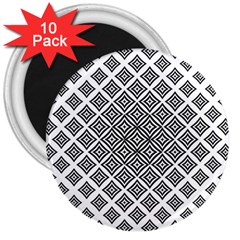 Background-pattern-halftone-- 3  Magnets (10 pack) 