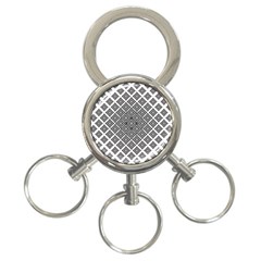 Background-pattern-halftone-- 3-Ring Key Chain