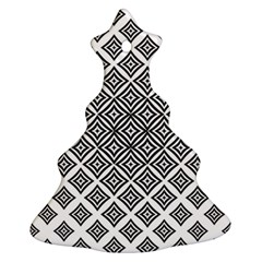 Background-pattern-halftone-- Christmas Tree Ornament (Two Sides)