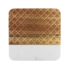 Background-pattern-halftone-- Marble Wood Coaster (Square)