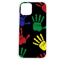 Handprints-hand-print-colourful Iphone 12 Pro Max Tpu Uv Print Case