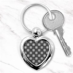 Pattern-vector-halftone-wallpaper Key Chain (heart) by Semog4