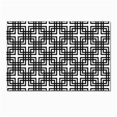 Pattern-vector-halftone-wallpaper Postcards 5  X 7  (pkg Of 10) by Semog4