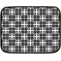 Pattern-vector-halftone-wallpaper Two Sides Fleece Blanket (mini) by Semog4