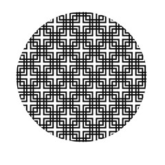 Pattern-vector-halftone-wallpaper Mini Round Pill Box by Semog4