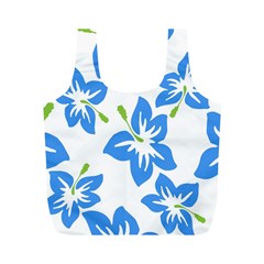 Hibiscus-wallpaper-flowers-floral Full Print Recycle Bag (m) by Semog4