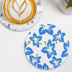 Hibiscus-wallpaper-flowers-floral Uv Print Round Tile Coaster by Semog4