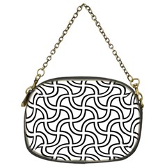 Pattern-monochrome-repeat- Chain Purse (one Side) by Semog4