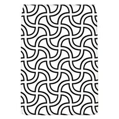 Pattern-monochrome-repeat- Removable Flap Cover (l) by Semog4