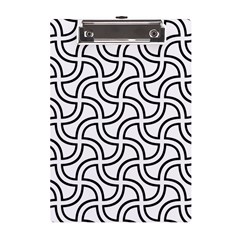 Pattern-monochrome-repeat- A5 Acrylic Clipboard