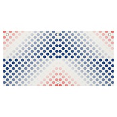 Dots-pointillism-abstract-chevron Banner And Sign 6  X 3  by Semog4