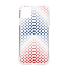 Dots-pointillism-abstract-chevron Iphone 11 Tpu Uv Print Case by Semog4