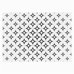 Star-curved-pattern-monochrome Large Glasses Cloth (2 Sides) by Semog4