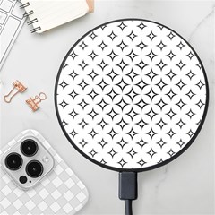 Star-curved-pattern-monochrome Wireless Fast Charger(black)