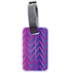 Geometric-background-abstract Luggage Tag (two Sides) by Semog4