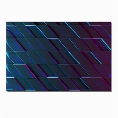 Glass-scifi-violet-ultraviolet Postcard 4 x 6  (pkg Of 10) by Semog4