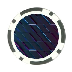 Glass-scifi-violet-ultraviolet Poker Chip Card Guard (10 Pack) by Semog4