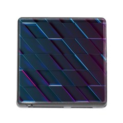 Glass-scifi-violet-ultraviolet Memory Card Reader (square 5 Slot)