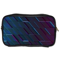 Glass-scifi-violet-ultraviolet Toiletries Bag (two Sides) by Semog4