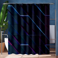 Glass-scifi-violet-ultraviolet Shower Curtain 60  X 72  (medium)  by Semog4