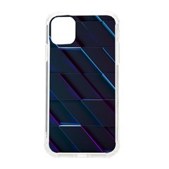 Glass-scifi-violet-ultraviolet Iphone 11 Tpu Uv Print Case by Semog4