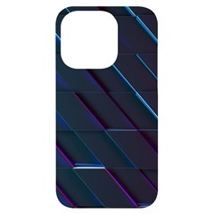 Glass-scifi-violet-ultraviolet Iphone 14 Pro Black Uv Print Case