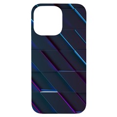 Glass-scifi-violet-ultraviolet Iphone 14 Pro Max Black Uv Print Case