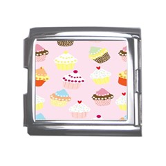 Cupcakes Wallpaper Paper Background Mega Link Italian Charm (18mm) by Semog4