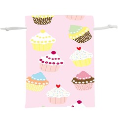 Cupcakes Wallpaper Paper Background Lightweight Drawstring Pouch (xl) by Semog4