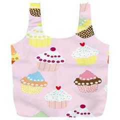 Cupcakes Wallpaper Paper Background Full Print Recycle Bag (xxxl) by Semog4