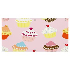 Cupcakes Wallpaper Paper Background Banner And Sign 4  X 2  by Semog4