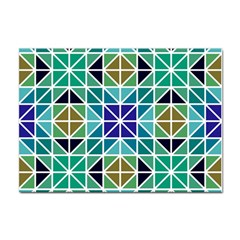 Mosaic-triangle-symmetry- Sticker A4 (10 Pack) by Semog4