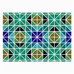 Mosaic-triangle-symmetry- Large Glasses Cloth (2 Sides) by Semog4