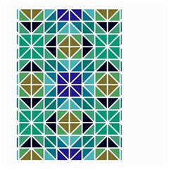 Mosaic-triangle-symmetry- Small Garden Flag (two Sides) by Semog4