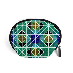 Mosaic-triangle-symmetry- Accessory Pouch (small) by Semog4