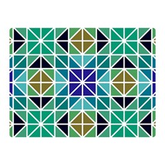 Mosaic-triangle-symmetry- Two Sides Premium Plush Fleece Blanket (mini) by Semog4