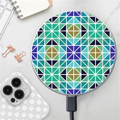 Mosaic-triangle-symmetry- Wireless Fast Charger(white) by Semog4