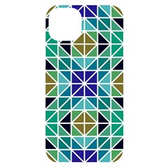 Mosaic-triangle-symmetry- Iphone 14 Plus Black Uv Print Case